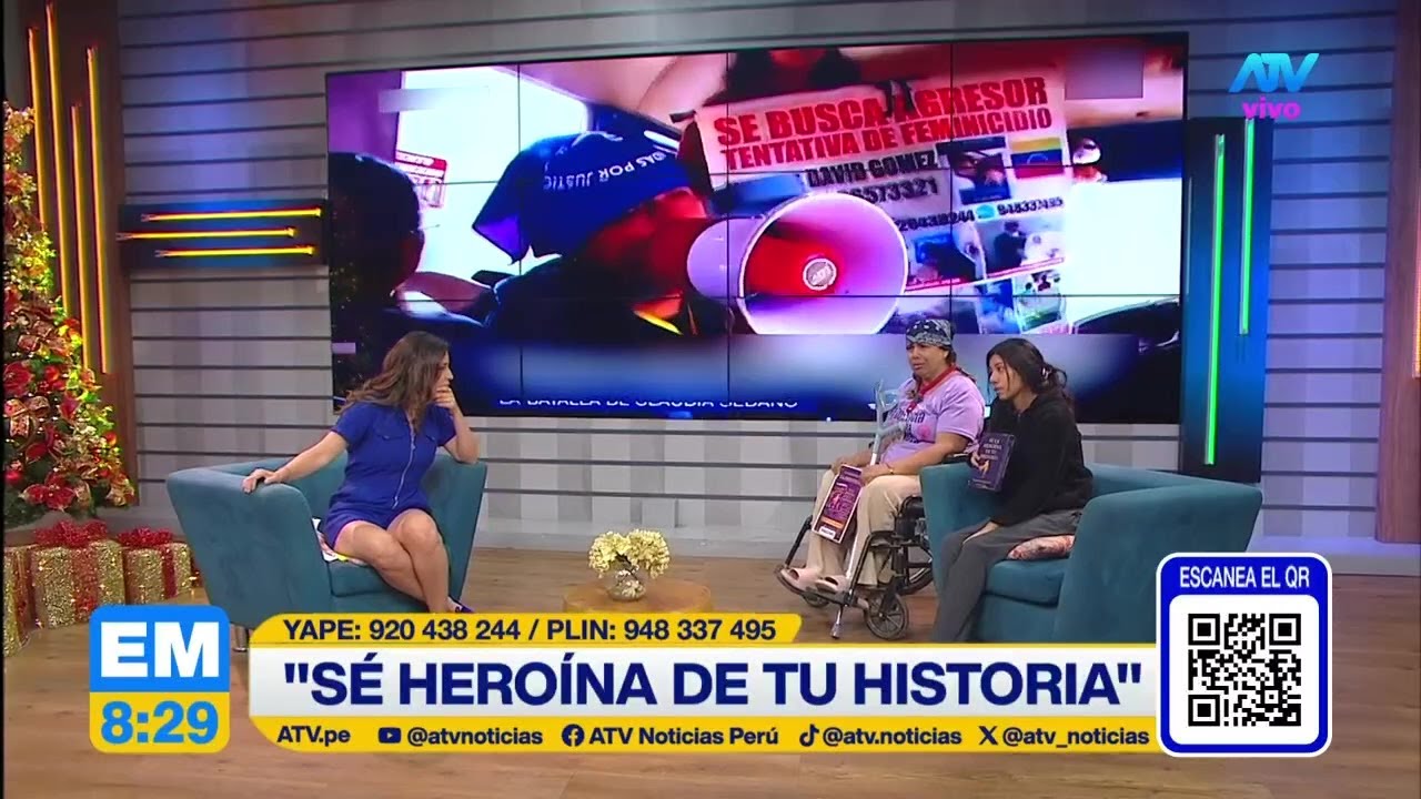 Mujer que terminó en silla de ruedas por defender a su vecina de su pareja presenta emotivo libro