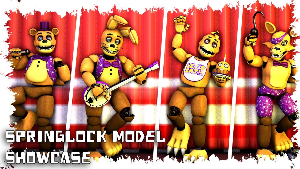 [SFM FNAF] SpringLock Model Showcase - YouTube