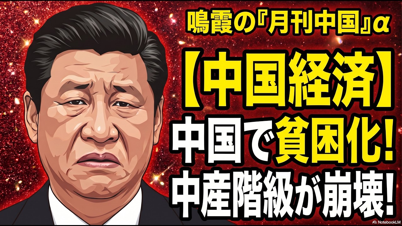 【鳴霞の「月刊中国」α】中国の中産階級が崩壊!