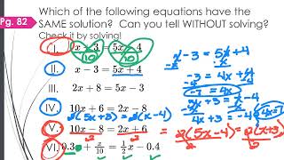Task #5 Same Solutions and Task #6 Equivalent or Not