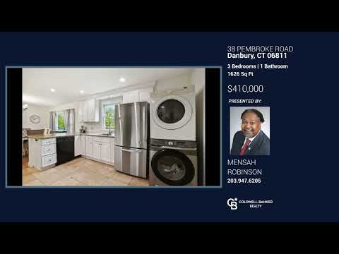 38 Pembroke Road, Danbury, CT home video tour