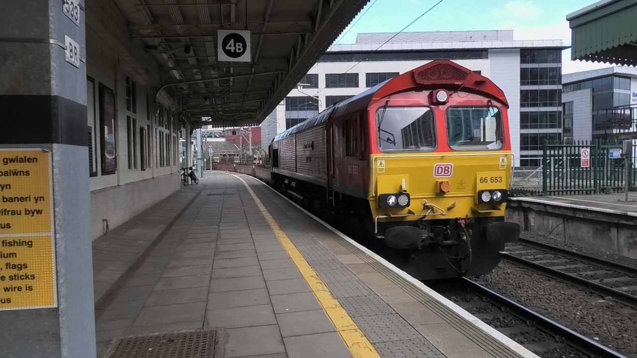 Cardiff Central trains and Castle March 2nd 2026