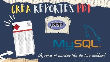 Crear Reportes PDF en PHP con FPDF y MYSQL