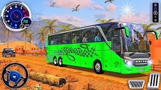 Desert Bus Simulator Driving - Offroad Coach Bus Driver Game | Android Gameplay screenshot 4