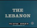 &quot; THE LEBANON &quot; 1960s PAN AM TRAVEL PROMO FILM    BEIRUT, BAALBEK, BATROUN, SIDON, RACHANA XD77635