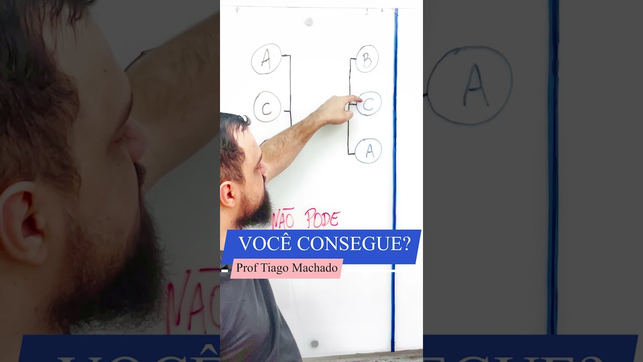 Desafio muito difícil: ligar 1 com 1, 2 com 2 e o 3 com 3. #ligar #sem