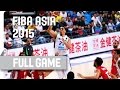 Philippines V Lebanon Quarter Final Full Game 2015 FIBA Asia Championship