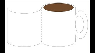 Crafting With April - Desiging with shapes - Cup tutorial