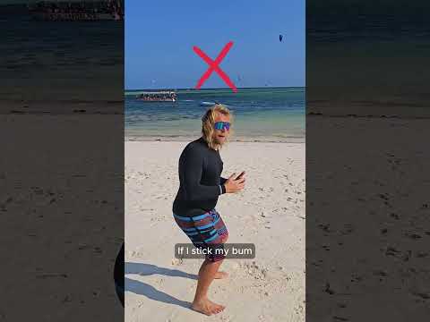 Improve your kite board stance.