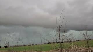 Rain wrapped tornado, Sanger Texas. Gainesville TX.