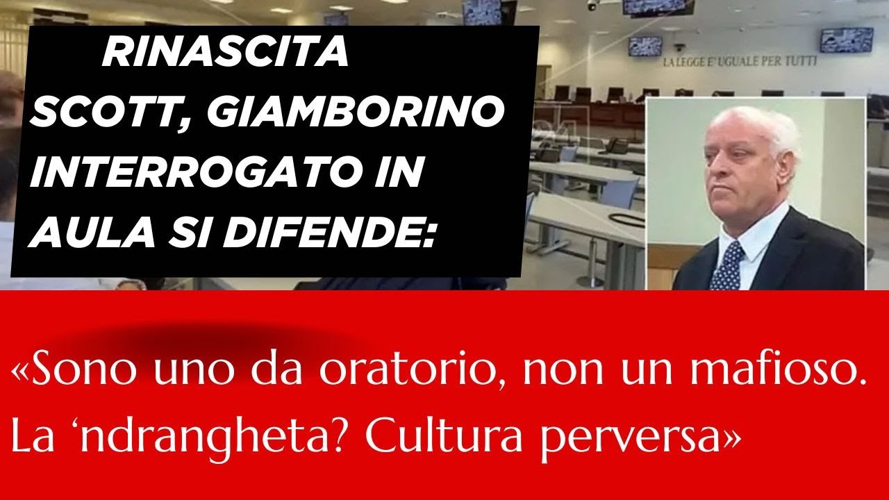Rinascita, Giamborino si difende: «Sono uno da oratorio, non mafioso. ‘Ndrangheta? Cultura perversa»
