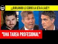 ¡¡Fernando Burlando le pegó una tremenda TAPADA DE BOCA a Laje cuando bancó a Grabois!!