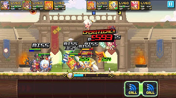 Crusader Quest: Alex, Arona, Lilith team 1