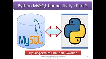 Part 2 Python MySQL Connectivity : [INSERT | UPDATE | DELETE RECORDS, EXCEPTION HANDLING ]