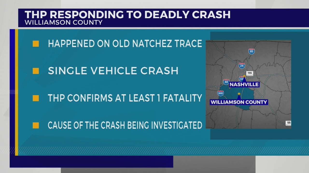 THP responding to deadly crash in Williamson County YouTube