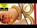 Pacheli gold kada  3d bangles  gold jewellery collection  vasundhra tanishq  gold jewellery