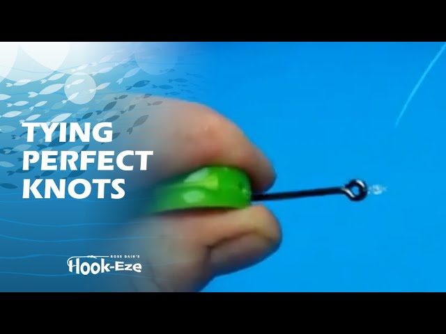 Hook-Eze Knot Tying Tool Tying Perfect Knots.. 