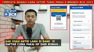 It turns out it's easy ‼️ how to deposit cash at BCA | how to register for a BCA e-branch | how t...