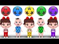 Rain Rain Go Away Song música colorida Learn Colors &amp; Sing A Song! Infantil Nursery Rhymes Songs