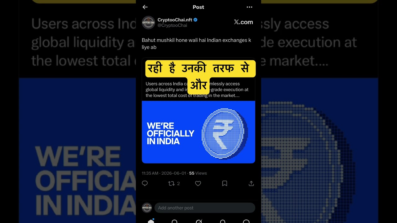 Thumbnail for CoinDCX Under Pressure? 😮 Coinbase Entry Shaking Indian Crypto