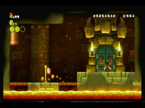 New Super Mario Bros. Wii: World 8 Bowser's Castle (Part 1/2) - YouTube