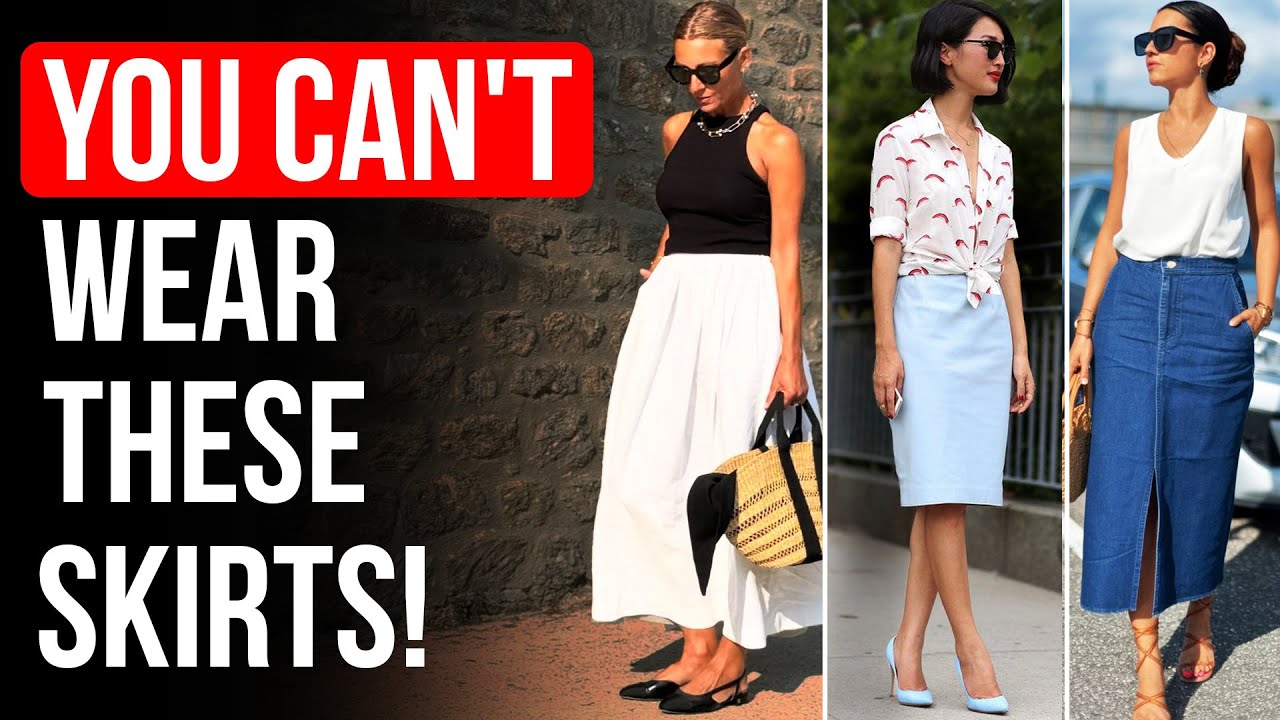 How To Look Elegant By Avoiding These 6 Summer Skirts After 50.