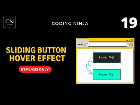 Sliding Button Hover Effect using HTML and CSS | Coding Ninja