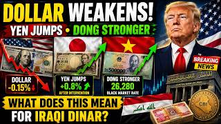 💥 U.S. Dollar Falls! Japan Intervenes & Vietnam Dong Rises | What It Means for Iraqi Dinar Holders