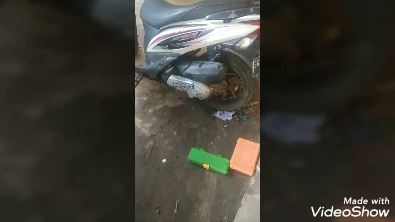 Cara perbaiki kebocoran oli pada mesin motor #SPACY 