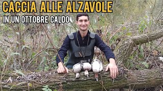 CACCIA alle ALZAVOLE 2022 in un ottobre CALDO - TEALS HUNTING 2022 in a WARM October