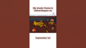 Who’s ready for fall? We know we are! 🍂 #elevationshader #globalmapper #gis