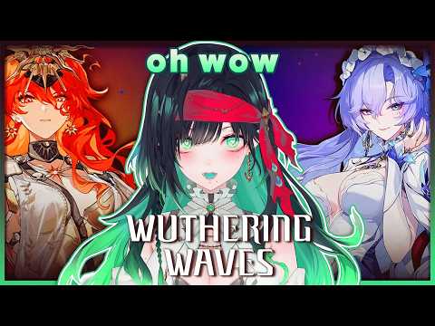 NIKKE Player Reacts to ALL Resonator Showcases...So Far | With Eyetracker!【WUTHERING WAVES】