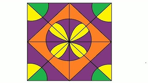 Rangoli drawing in ms paint Part-2 | Bhatchitra Drawing |paint easy drawing #purangondaliya #rangoli