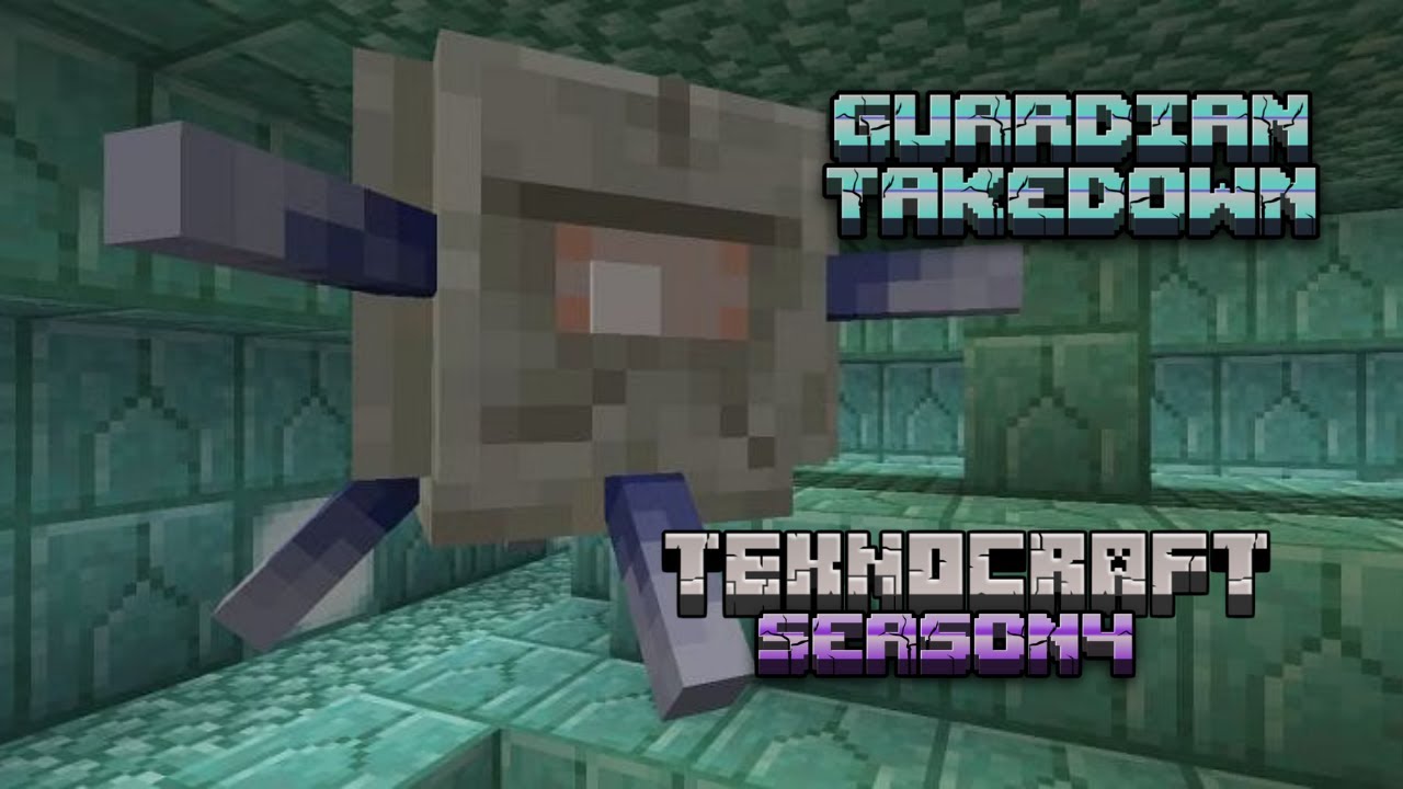How to get Elder Guardian Armor Trim....Teknocraft S4..A Minecraft