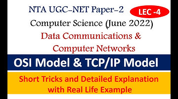 OSI Model | TCP/IP Model Detailed Explanation with Example | Computer Networking | Lec-4 | Ankita