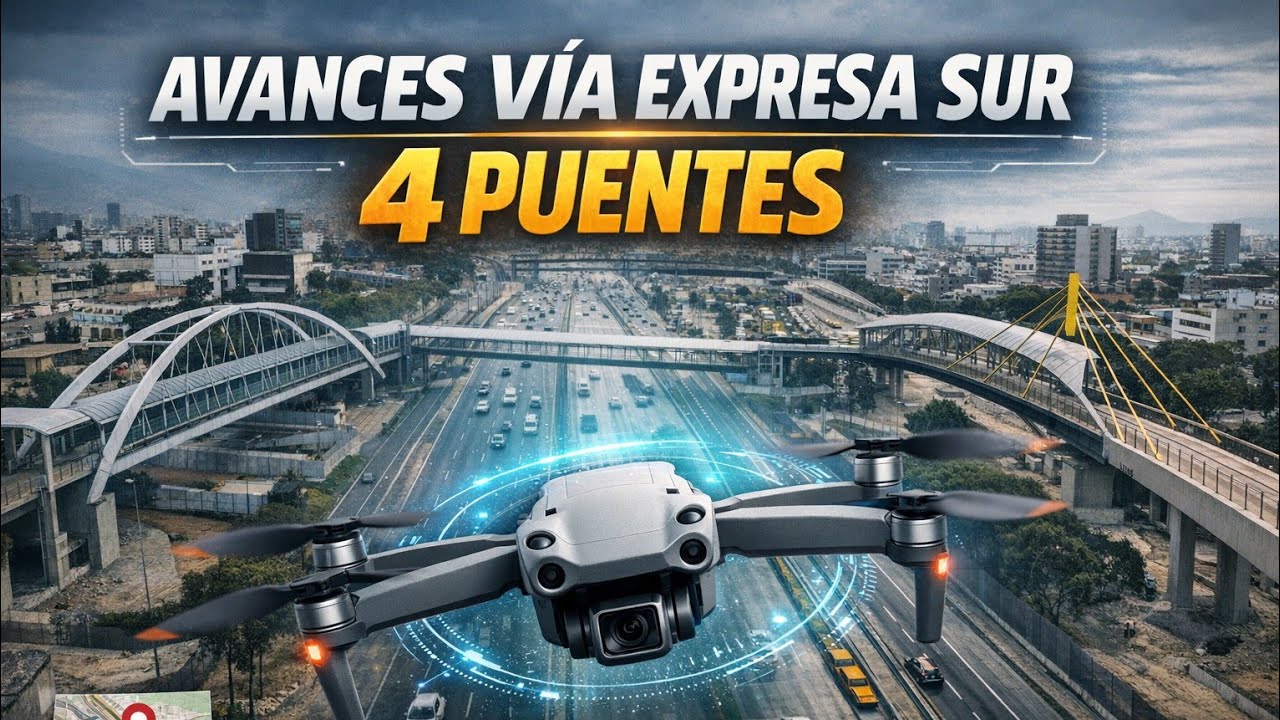 AVANCES VIA EXPRESA SUR 25 02 2026 4 PUENTES
