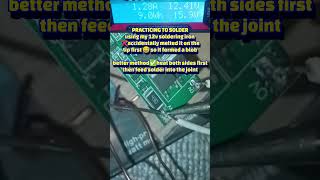 practice soldering using 12v solder technician beginner tutorial how melt battery diy lithium reel