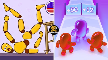 Kick & Break The Ragdoll Game Vs Join Blob Clash 3D | | Max Gameplay | BrainStorm Walkthrough EP-564