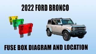 2022 Ford Bronco Sport Fuse Box Diagram Fuse Location & Layout Guide