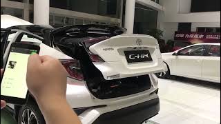 Toyota CHR electric tailgate