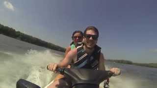 Jet Ski on Mississippi River Jet Ski on Mississippi River