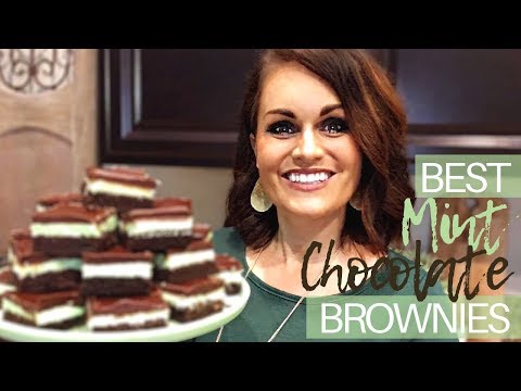 BEST CHOCOLATE MINT BROWNIES (HOW TO MAKE CHOCOLATE MINT BROWNIES)