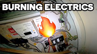 Electrician: &quot;We Need To Call UK Power Networks&quot; | Burning Electrics