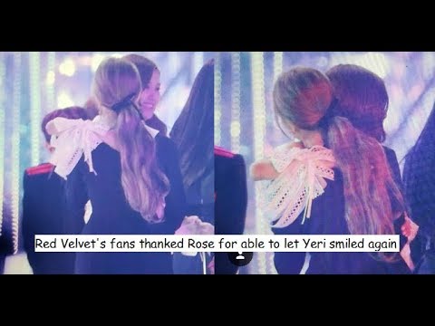 Blackpink's Rosé comforts Red Velvet's Yeri in SBS Gayo Daejun