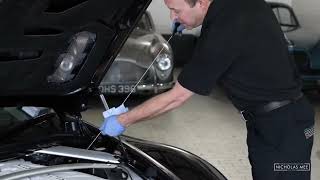 How to check your Car Oil and top up your Oil by Nicholas Mee. Aston Martin Specialists