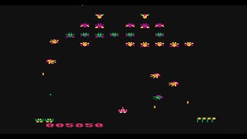 Random Game: Galactic Chase. Atari 8-bit