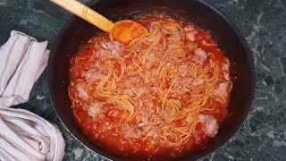 Spaghetti gluten free with tuna fish