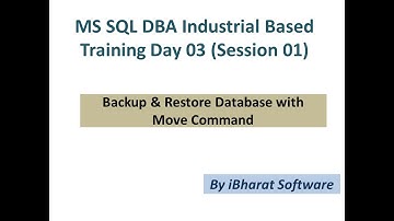 SQL DBA Fresher to Experience Learning Path "Backup & Restore " Session in HINDI Day 03(Part 02)