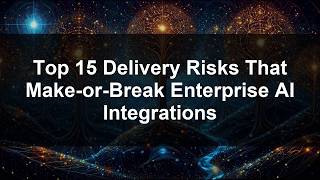 Top 15 Delivery Risks That Make-or-Brake Enterprise AI Integrations