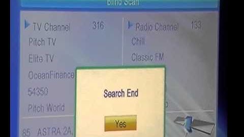 Xoro HRC 9000 Combo Receiver - How to Perform Satellite Autoscan